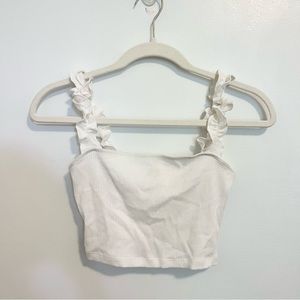 aritzia sunday best white firecracker tank top